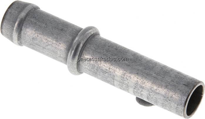 Schlauchnippel Rohr 10, Schl. 9 - 10mm, Stahl verzinkt