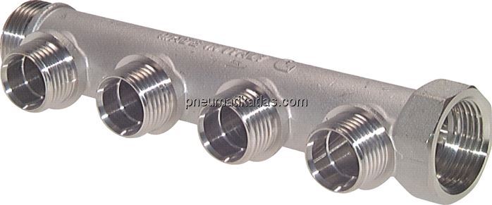 Exemplarische Darstellung: 4 Abgänge, mit Außengew