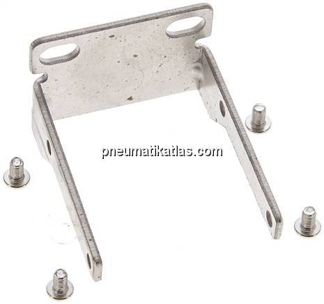 Befestigungswinkel einschließlich Schrauben für Eco-Line 2A (Filter, Öler & 3/2-