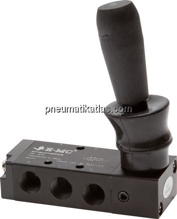 Exemplarische Darstellung: 5/2-Wege Handhebelventi