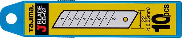 Cutterklinge CB62H 22mm 10 St. TAJIMA für LC620, DC610, DC690