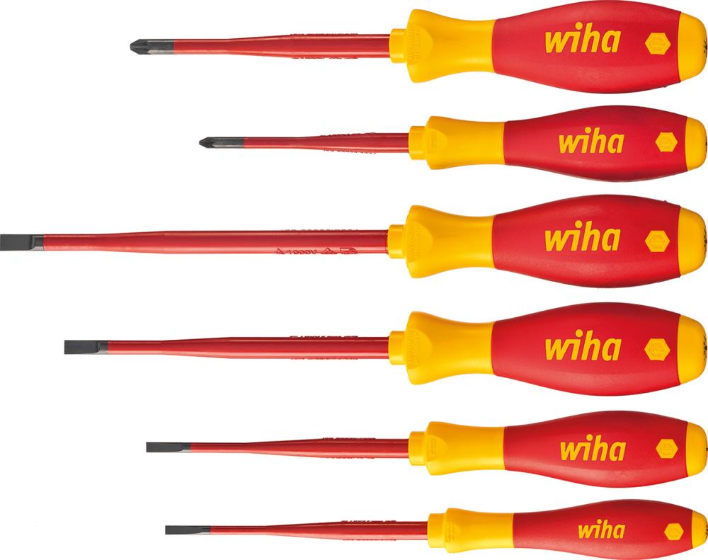 Schraubendr.-Satz Schlitz/PZ VDE 6-tlg Wiha