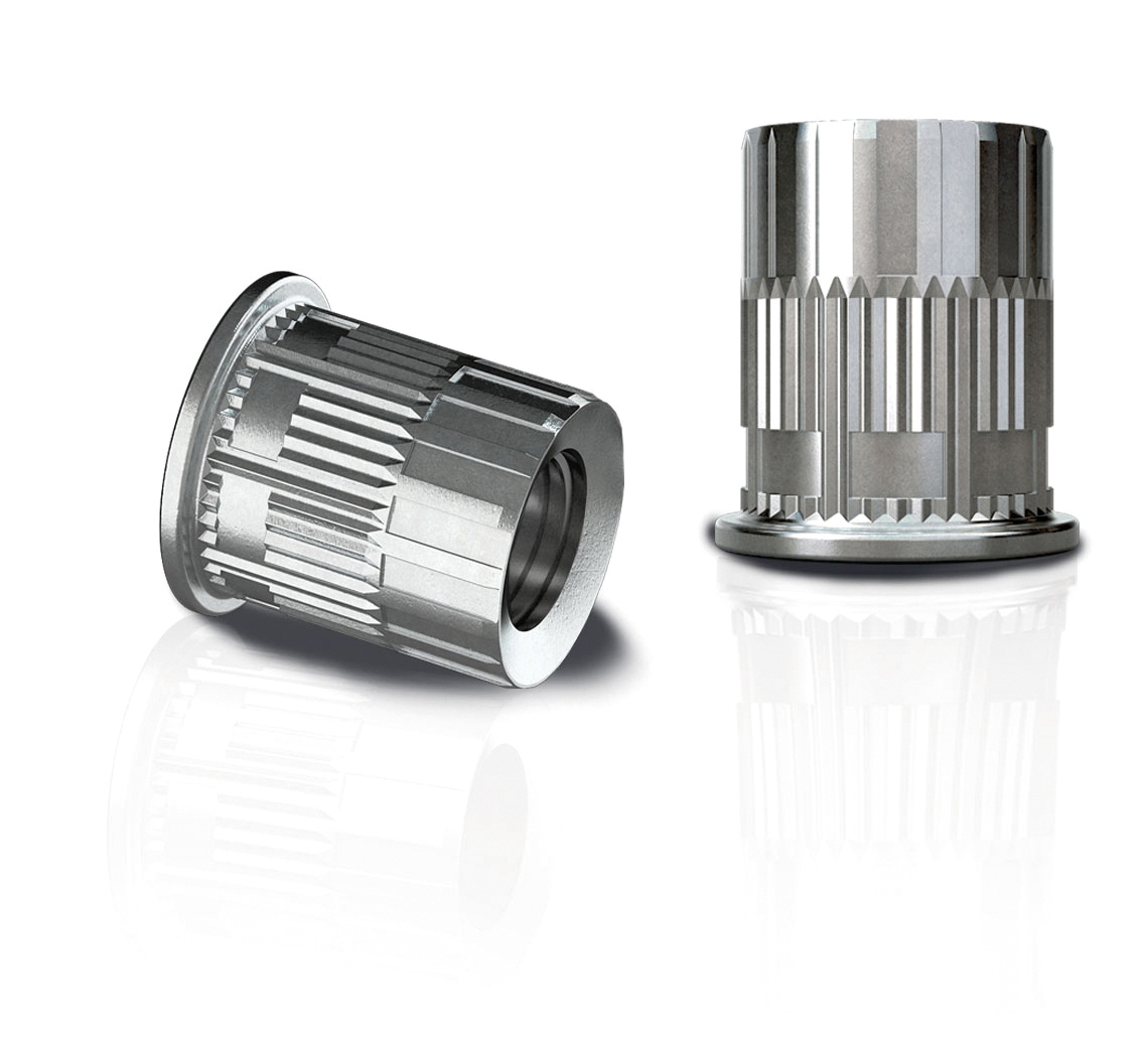 Light Weight Blindnietmutter Stahl gerändelt Kleinkopf M 5 x 7 x 9,5