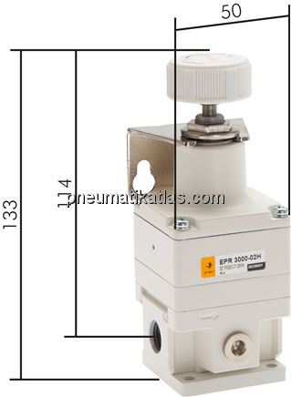 Exemplarische Darstellung: Präzisionsdruckregler -