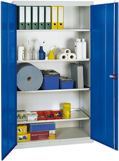 Materialschrank 2000 1800x1000x500 gr/bl 4FB