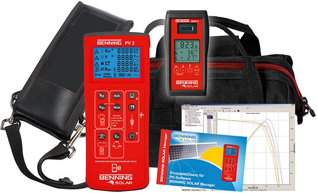 Kennlinienmessgeräte-Set PV 2 SET Benning