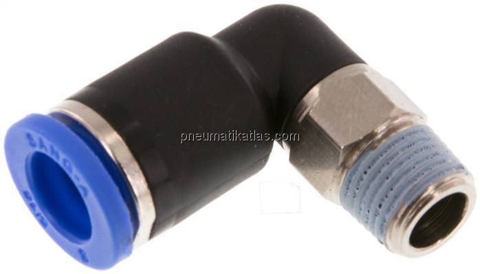 Winkel-Steckanschluss R 1/8"-8mm, IQS-Standard