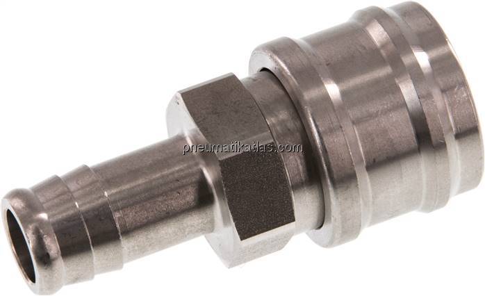 Kupplungsdose (NW7,2) 13 (1/2")mm Schlauch, Edelstahl