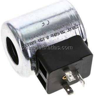 Magnetspule (Steckergröße 3), NG 6 (Alternativ) -Kolben, 230 V AC