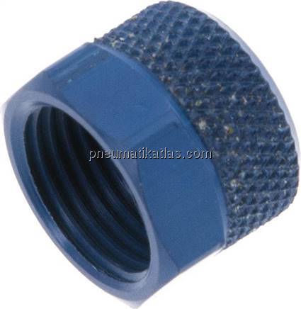 CK-Überwurfmutter 8x6mm(M 12x1), Aluminium