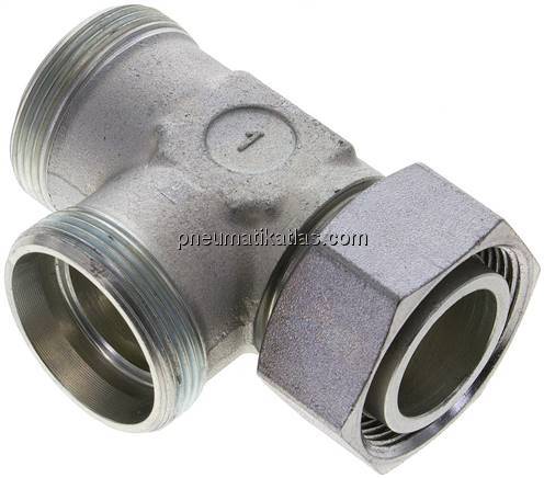 Einstellb. L-Schneidringverschraubung 35 L (M45x2), ohne Mutter & Schneidring, S