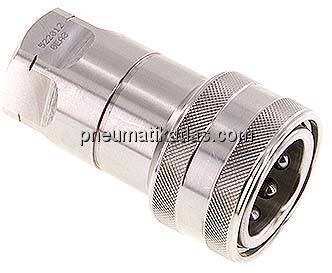 Hydraulikkupplung ISO 7241-1B, Muffe, NPT 1/2"(IG),Edelstahl