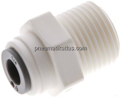 Gerader Steckanschluss R 3/8"-1/4" (6,35 mm), IQS-LE (EPDM-Dichtung)