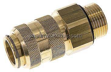 Kupplungsdose (NW15) G 1"(AG), Messing