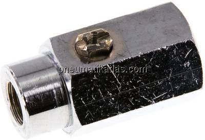 Messing-Minikugelhahn G 1/8" Innengewinde, PN 15