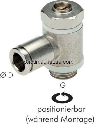 Exemplarische Darstellung: Drosselrückschlagventil