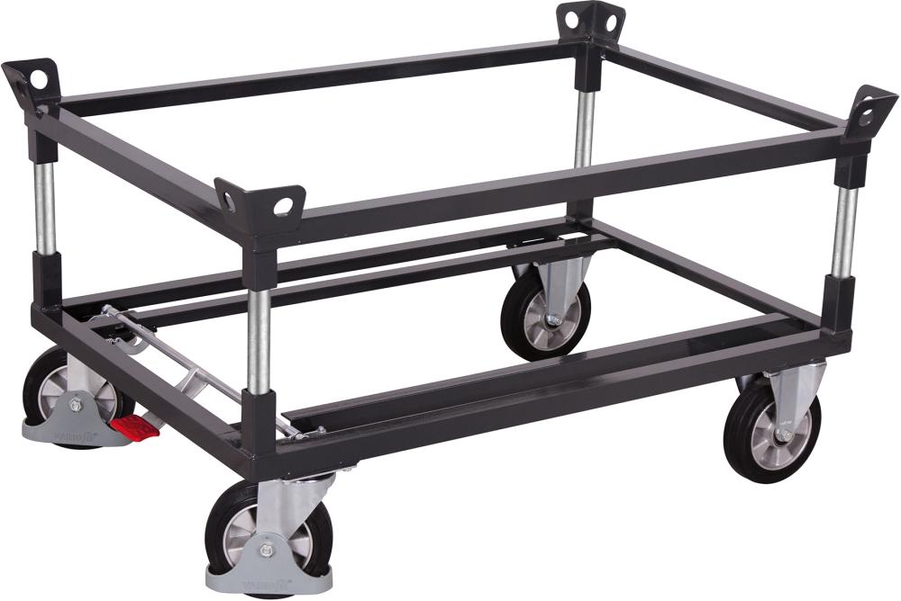 Paletten-Fahrgestell Doppelrahmen 1200kg RAL 7016