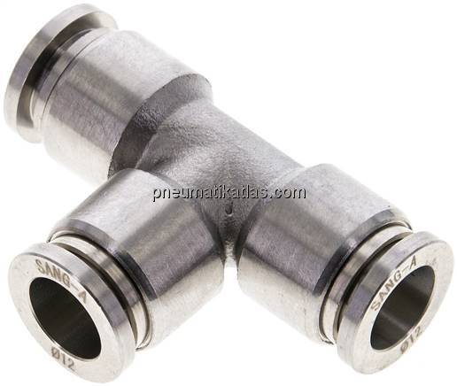 T-Steckanschluss 12mm-12mm, IQS-ES LE/IQS-PVDF