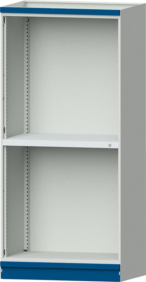 Leergehäuse Modell 102 B1015xT720xH2200mm RAL 7035 Schubladenblock NH 900mm