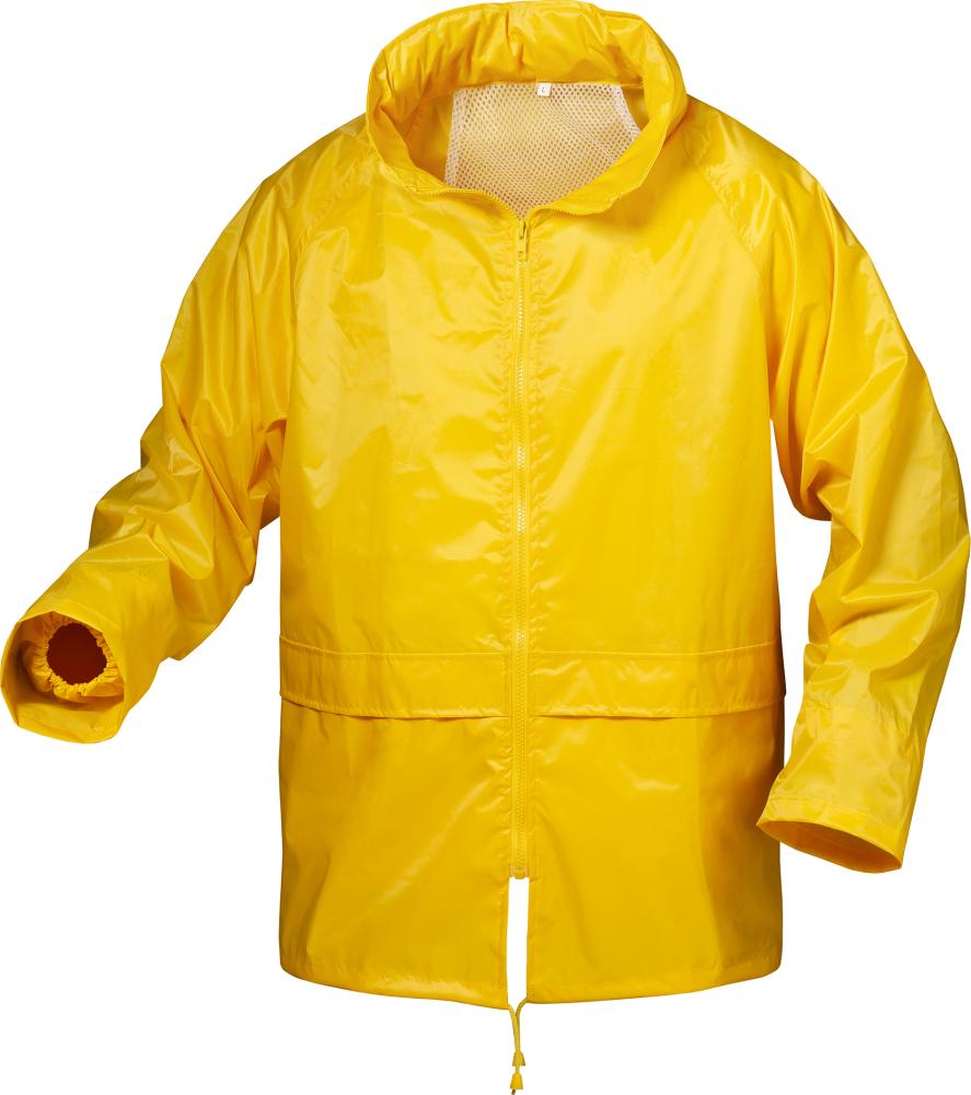 Regenjacke Nylon/Vinyl, Gr. 3XL, gelb