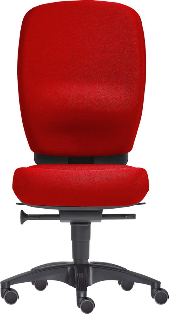 Bandscheibenstuhl OFFICE rot bis 120kg 100 % Polyester