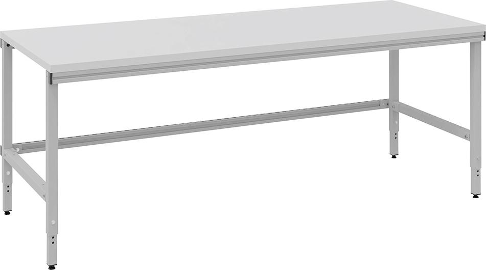Grundtisch Multi4easy B2030xT800xH720-1020 mm Tischplatte Melamin manuell verstellbar