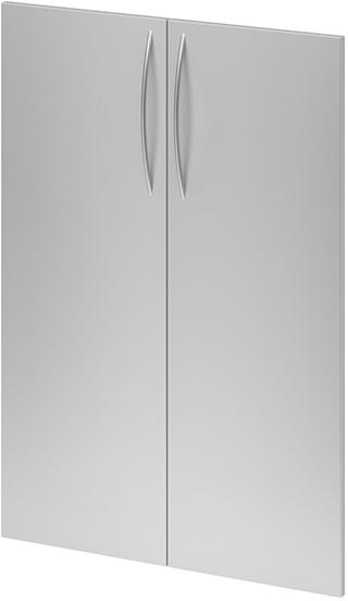 Drehtüren mit Bogengriff Paar Türen 3OH Silber nicht abschließbar Türstärke = 1,6 cm