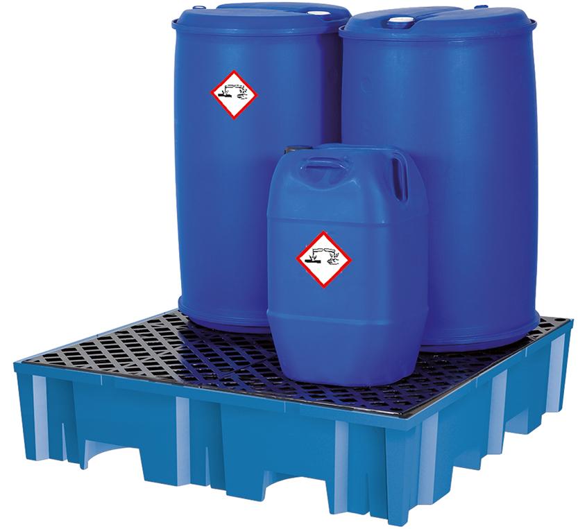 Auffangwanne PE sw 1220x1330x220mm, PE-GiRo