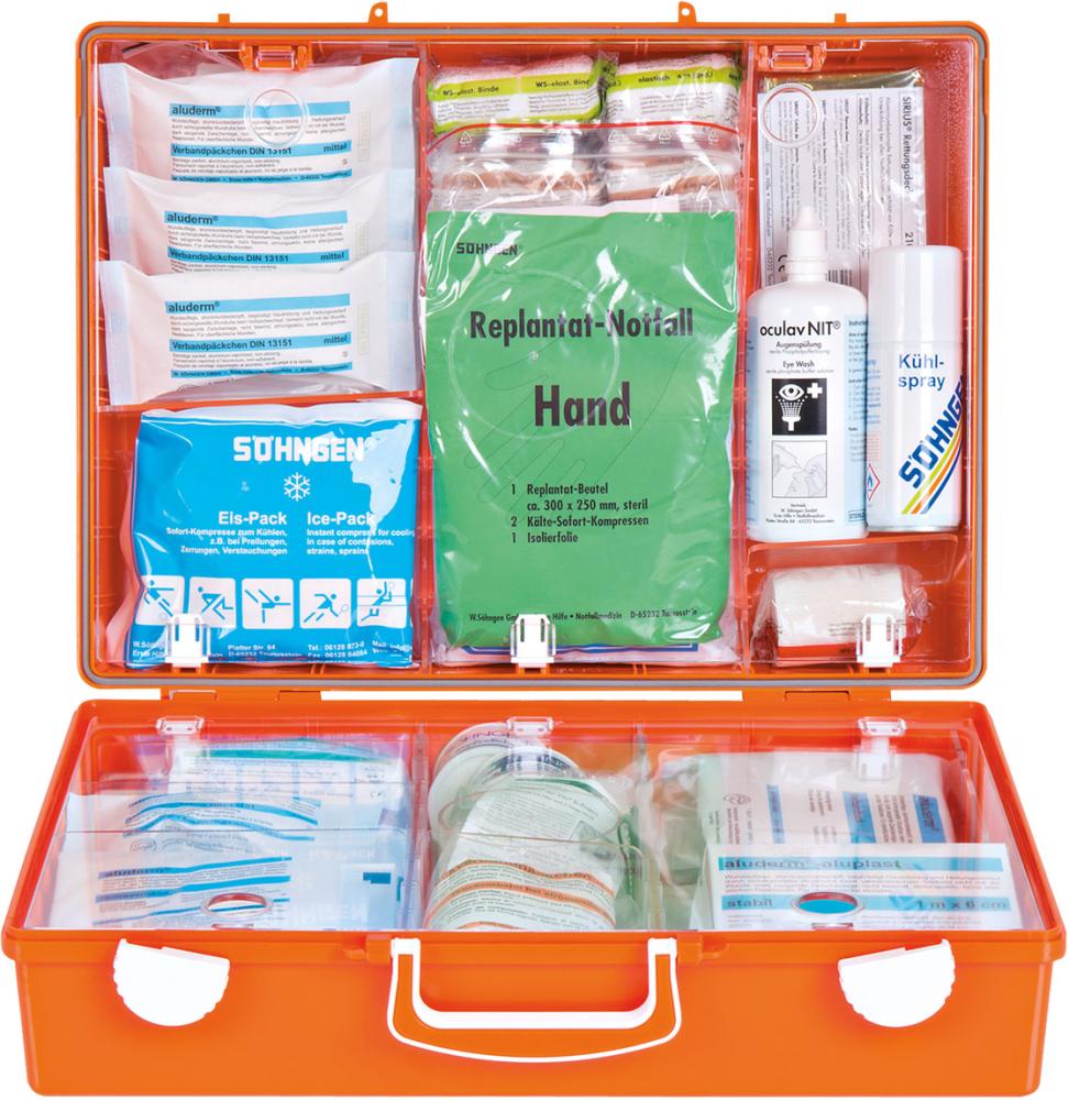 ErsteHilfe-Koffer MT-CD Holzbearbeitung, orange