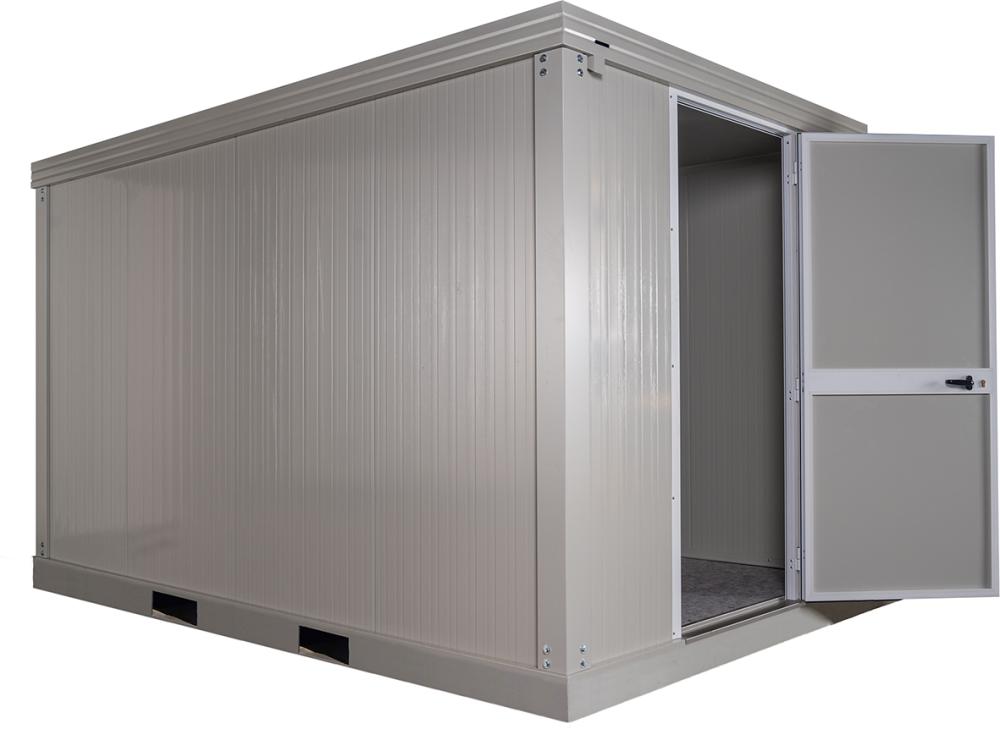 ThermoSafe TS+ 6,1x2,4 isolierter Cont.6,1m einflg. Türe 1050x2200mm montiert