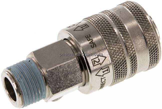 Sicherheits-Kupplungsdose (NW7,2) R 3/8"(AG), Standard