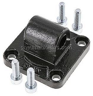 ISO 15552-Laschenschwenkbefestigung 63 mm, Stahl brüniert