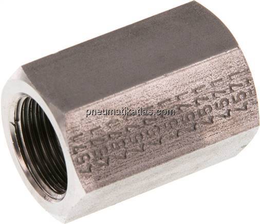 Hochdruck-Muffe G 3/8"-G 1/4", 1.4571