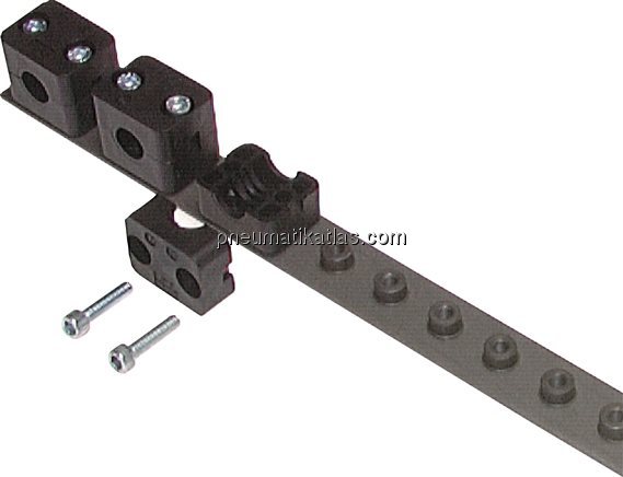 Exemplarische Darstellung: Reihenanschweißplatte, 