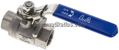 Edelstahl-Kugelhahn, Eco-Line, G 1", 0 - 63bar