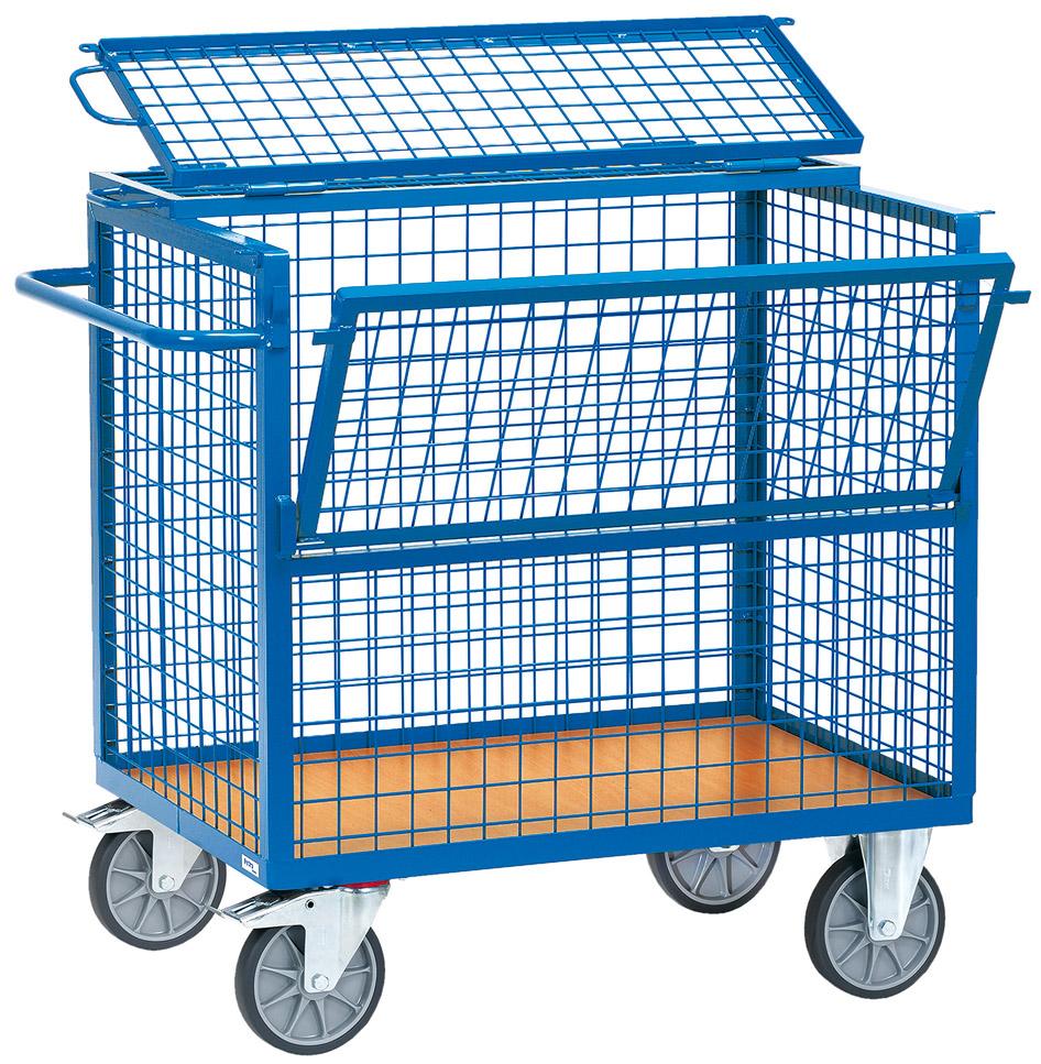 Drahtkastenwagen 2763 1200x800mm m.Deckel fetra