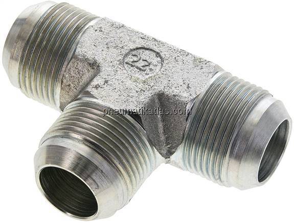 T-Stück,UN 1-5/16"-12 AG (JIC), Stahl verzinkt