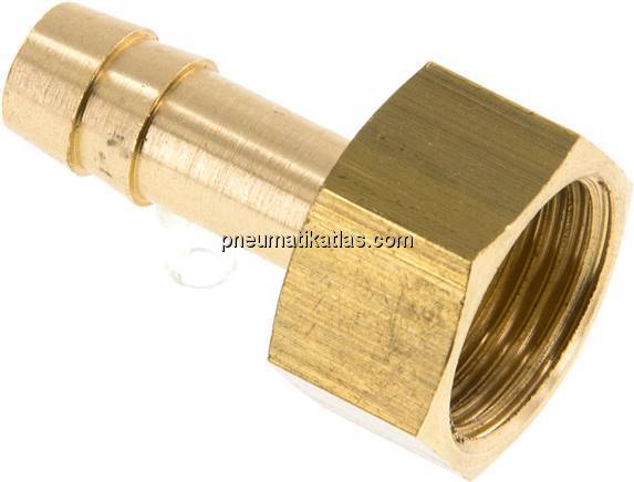 Aufschraub-Schlauchtülle G 3/8"-8 (5/16")mm, Messing
