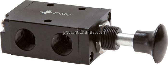 Exemplarische Darstellung: 3/2-Wege Axial-Handhebe