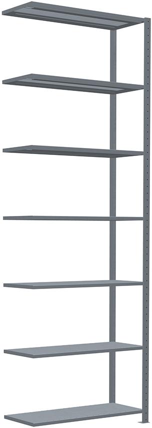 Steckregal B1000xT400xH3000 mm Anbaufeld 7 Böden vzk Fachlast 150kg