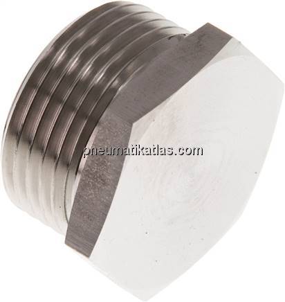 Verschlussstopfen Außenskt. G 1", V4A