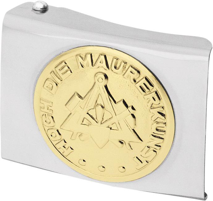 Koppelschloss Gregor Maurer, silber FHB