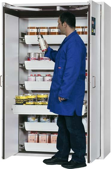 Gefahrstoffschr. S-Clas90B1200mm,6VA,R7035