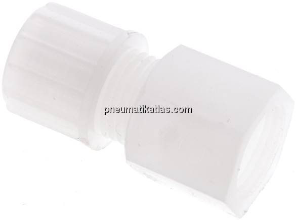 Aufschraub-Verschraubung G 3/8"-10x8mm, PVDF