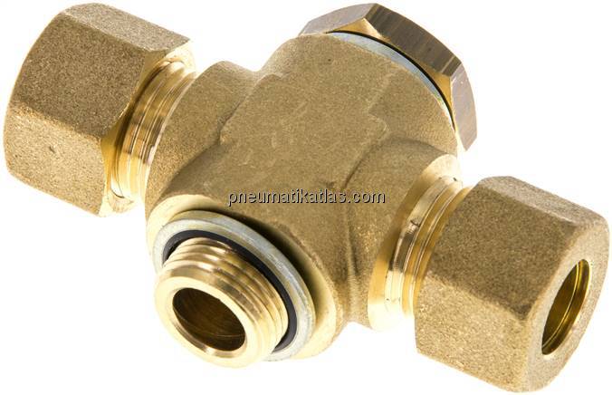 T-Klemmringverschraubung G 3/8"-12 (M18x1,5)mm, Messing