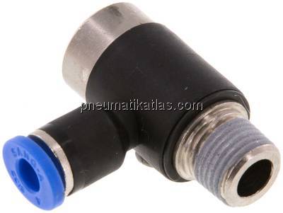 Winkel-Steckanschluss, I-Skt. R 1/8"-4mm, IQS-Standard