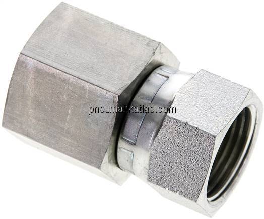 Gerade Aufschraubverschraubung JIC UN 1-1/16"-12 - G 3/4"
