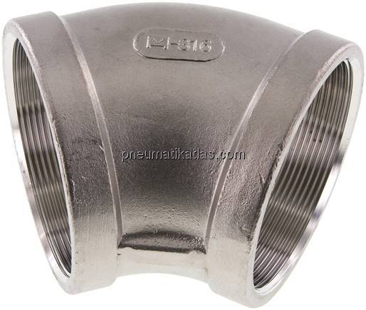 45°-Winkel Rp 3" (IG), 1.4408