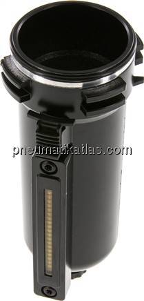 MULTIFIX Metallbehälter mit Sichtrohr, halbautomatisch