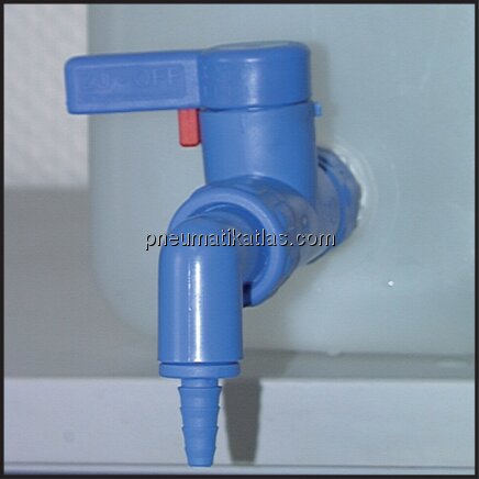 Anwendungsbeispiel: Ablasshahn geschlossen